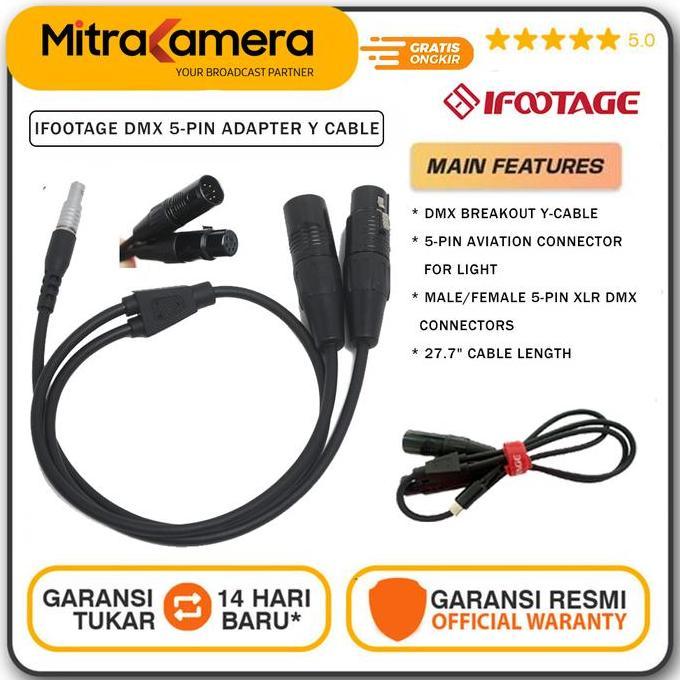 WELZAV iFootage DMX Adapter Cable (5PIN)