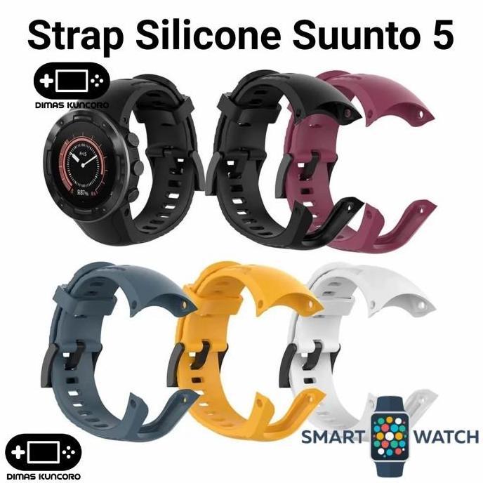Strap Silicone Suunto 5 silicon tali jam tangan karet smartwatch suunto 5 murah