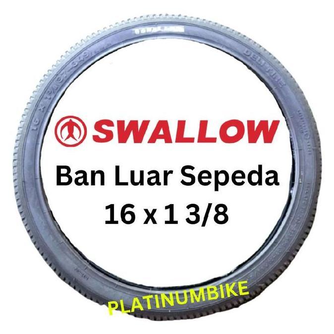 Ban Luar Sepeda 16 x 1 3/8 Sepeda Lipat Minitrack Minion Swallow