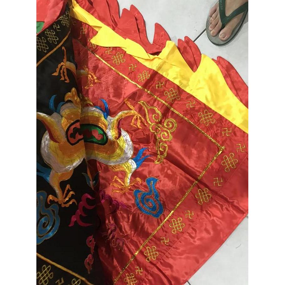 Bendera naga 5 warna panca warna 1,5 meter bendera 5 warna besar set