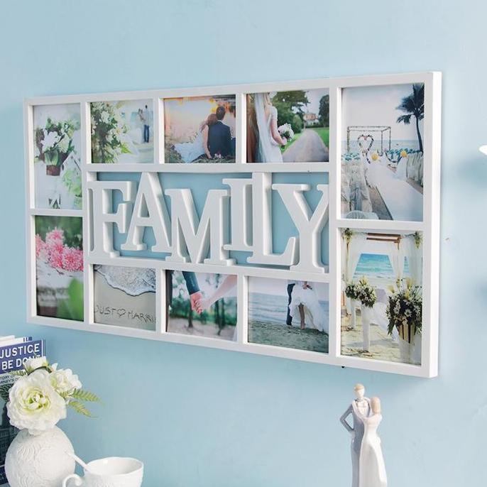 ready Bingkai Foto Tempel Dinding Tanpa Paku Aesthetic Bingkai Tempel Frame Pigura Foto Gantung Mini