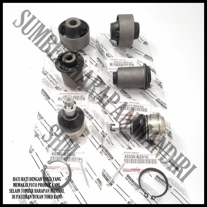 TERBARU BUSHING LOWER ARM BESAR KECIL + BALL JOINT AVANZA OLD XENIA 2004 2005 2006 2007 2008 2009 20