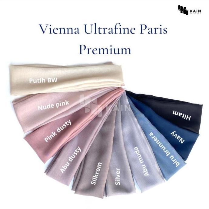 Ready 1 Rol Kain Vienna Ultrafine Voal Paris Premium 55 yard