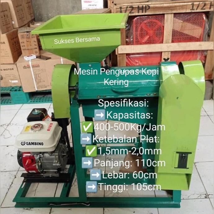 Allthebest- Mesin Pengupas Kopi Kering / Mesin Huller Kopi. Kering