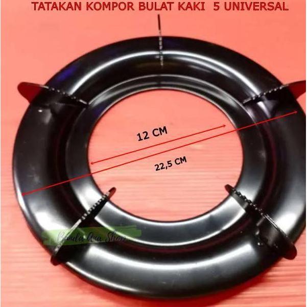 Allthebest- TATAKAN KOMPOR PROGAS / GMC / SANEX BULAT KAKI 5 KOMPOR GAS UNIVERSAL