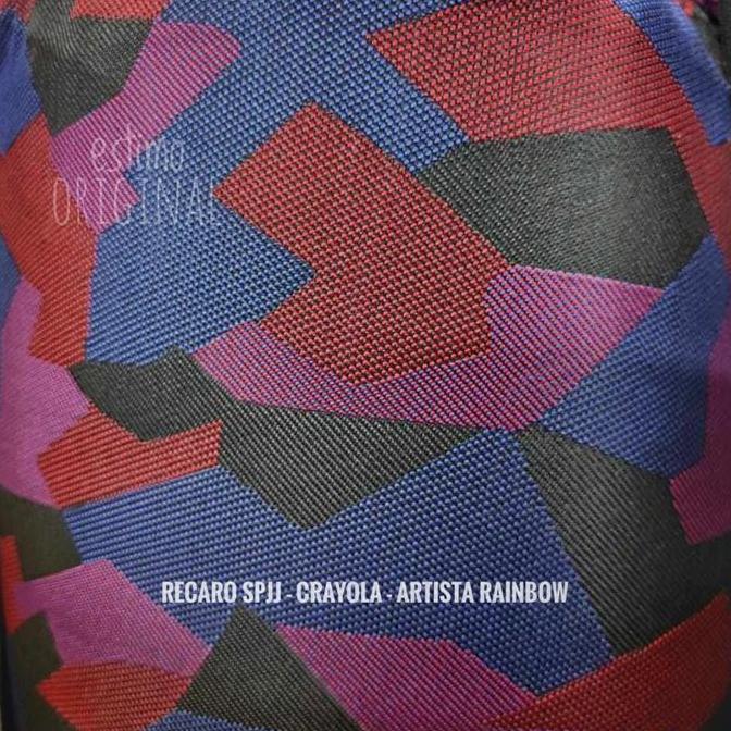 Kain Jok Mobil Ori Recaro Spjj Artista Crayola Rainbow Rare Edition
