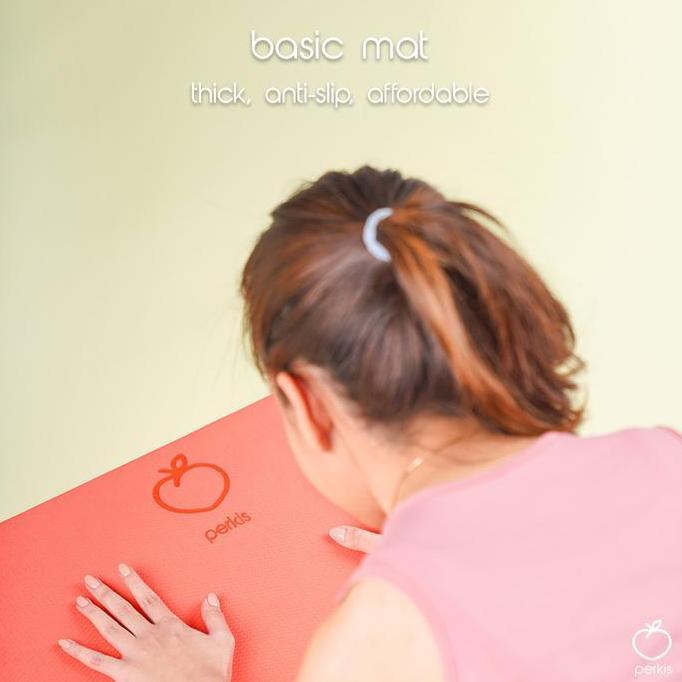 Yoga Mat TPE 6mm - Perkis Basic Mat (Exercise Mat, Matras Olahraga)