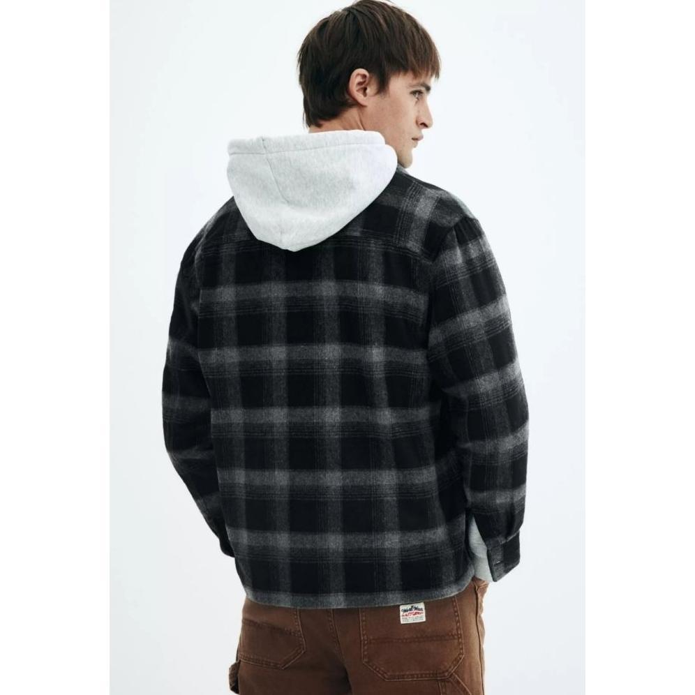 BIG PROMO KEMEJA FLANEL VETERANO HNM REGULER FIT OVERSIZE KEMEJA H&M LAKI-LAKI