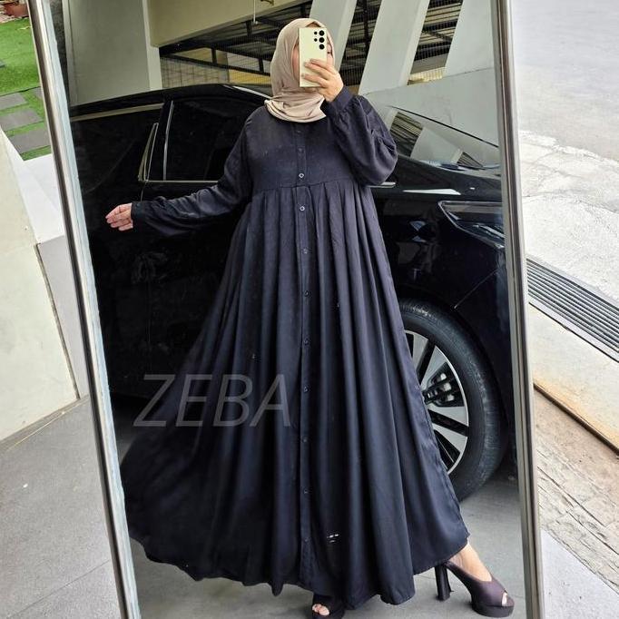 Gamis Jumbo Putih Hitam Polos Adem LD160 LD150 LD140 LD130 LD120 Gamis Umroh / Manasik Haji Maxi Dre