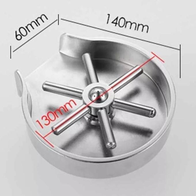 Jug Rinser Stainless Steel Glass Rinser Bundar