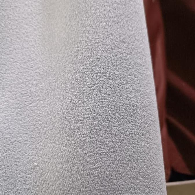 Kain jok mobil Suede Tebal warna abu muda & abu tua