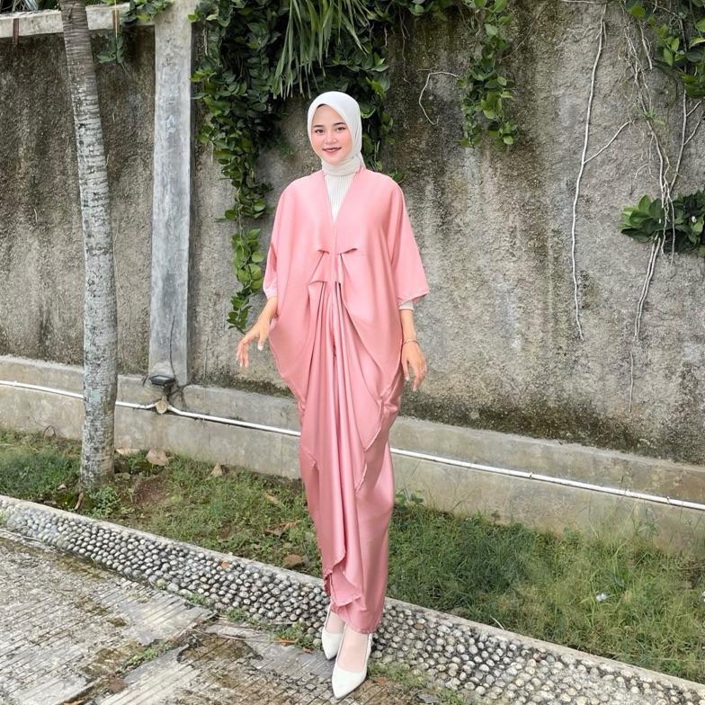 TERBARU [KAFTAN SATIN SILK] FREE BROSS / KAFTAN SILK / KAFTAN ELEGANT / KAFTAN SIMPLE