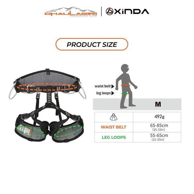 Xinda A9625 Seat Harness Safety Climbing Rescue Sit Harness Not Beal