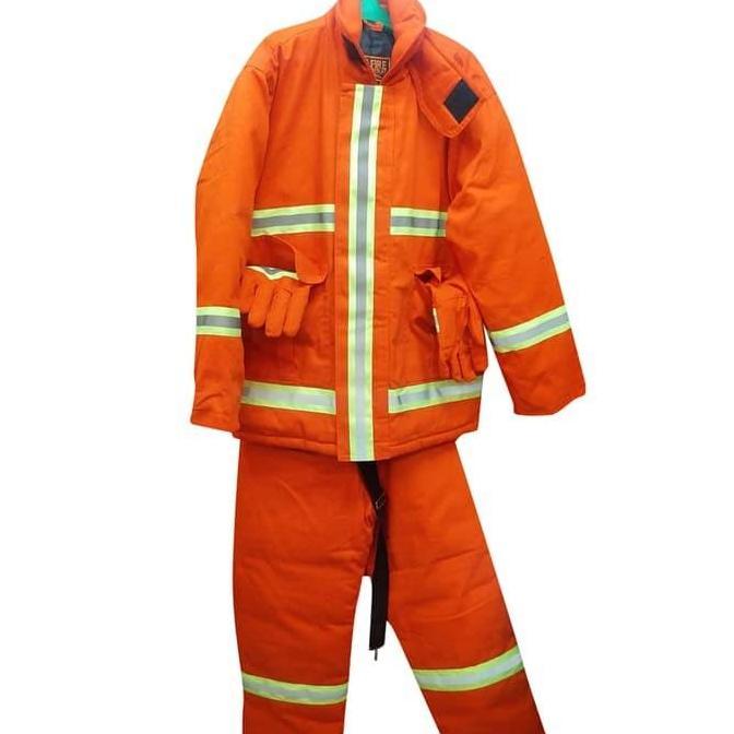 BAJU PEMADAM KEBAKARAN SAFETY ANTI API SETELAN PEMADAM APAR