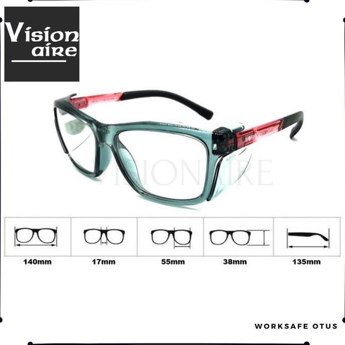 Kacamata Safety Minus Worksafe Otus