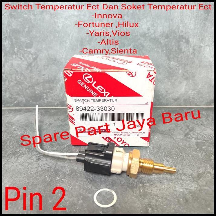 GRATIS ONGKIR SWITCH ECT SENSOR TEMPERATUR SOKET ECT ALTIS YARIS CAMRY SIENTA 2PIN 