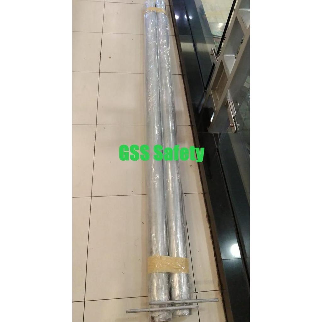 Tiang Convex Mirror 3 meter dan convex Mirror 100cm ( 1 paket)