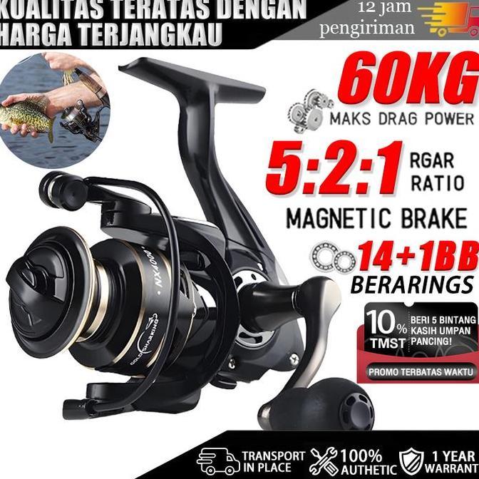 Shimano Reel Pancing 60Kg Fishing Reel Alat Pancing Spinning Reel Murah Kuat Metal Pancing Rod Reel 