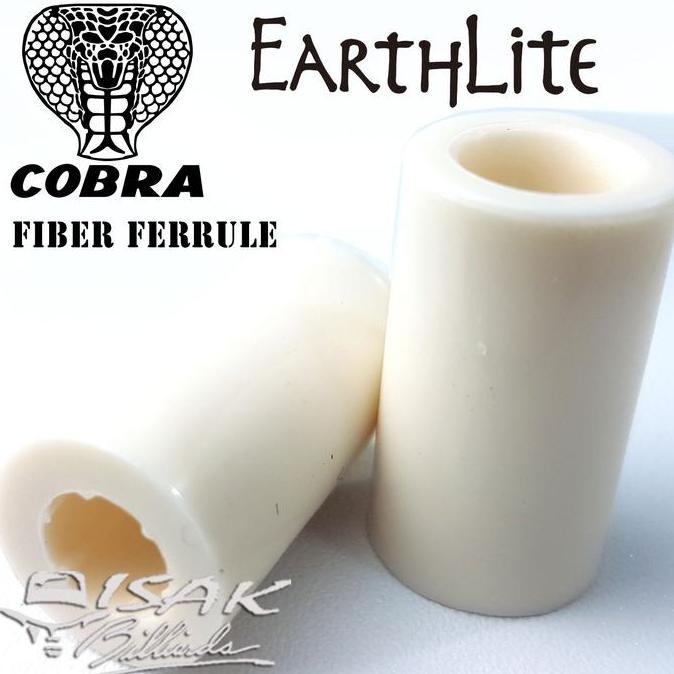 Coolblue- Ferrule Cobra Earthlite - Fiber White - Billiard Cue Stick Biliar Stik