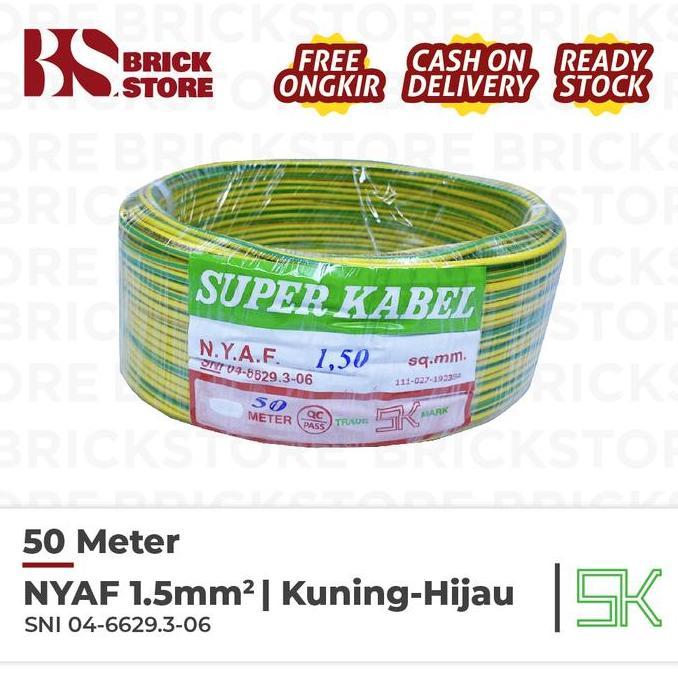Whynot- Kabel Super Nyaf 1.5 Mm Nyaf 1.5Mm 50 Meter 50Meter
