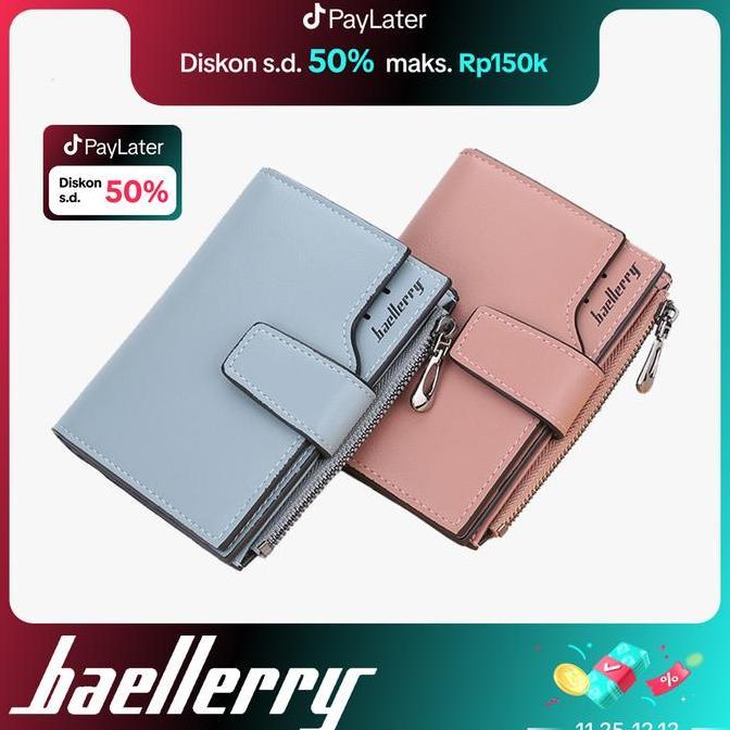 ditalenibh - dompet pendek wanita kulit baellerry n5013