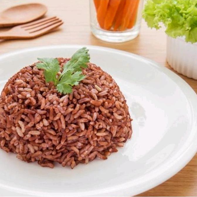 BERAS MERAH ORGANIK CAP TOPI TANI COCOK UNTUK DIET CS