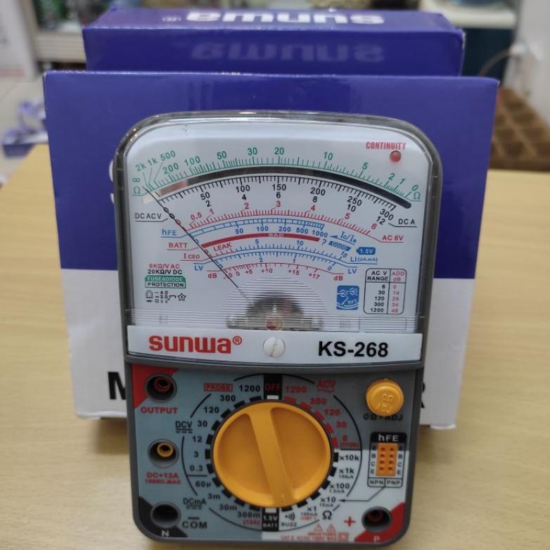 Multitester Analog Sunwa Ks-268 Multitester Original Sunwa