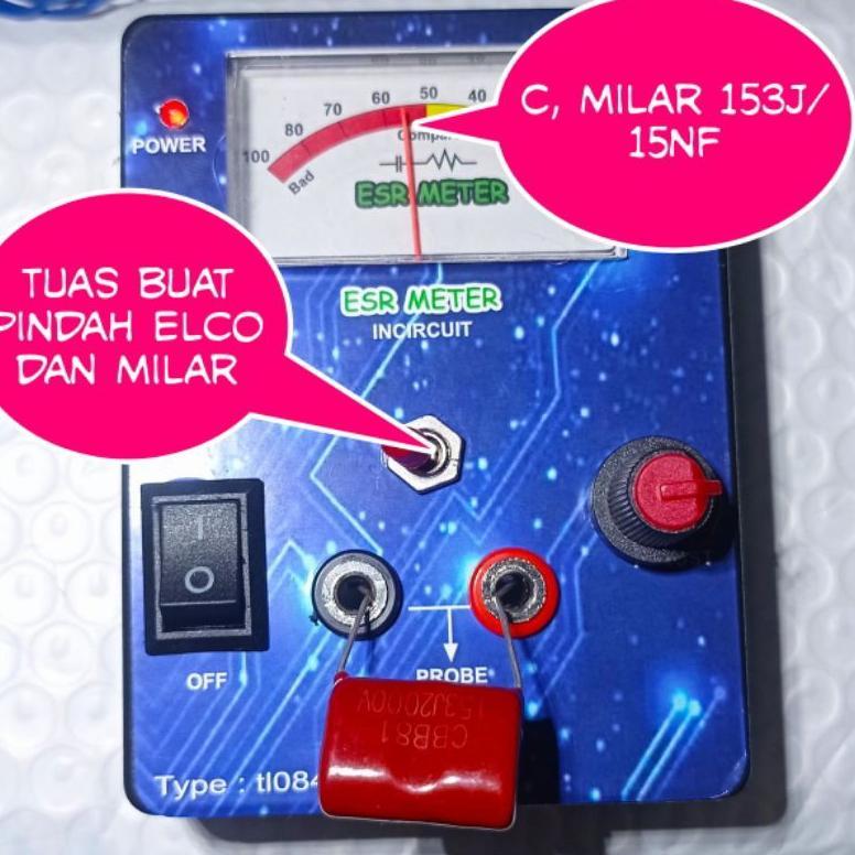 Esr Meter Analog Untuk Cek Elco Dan Milar