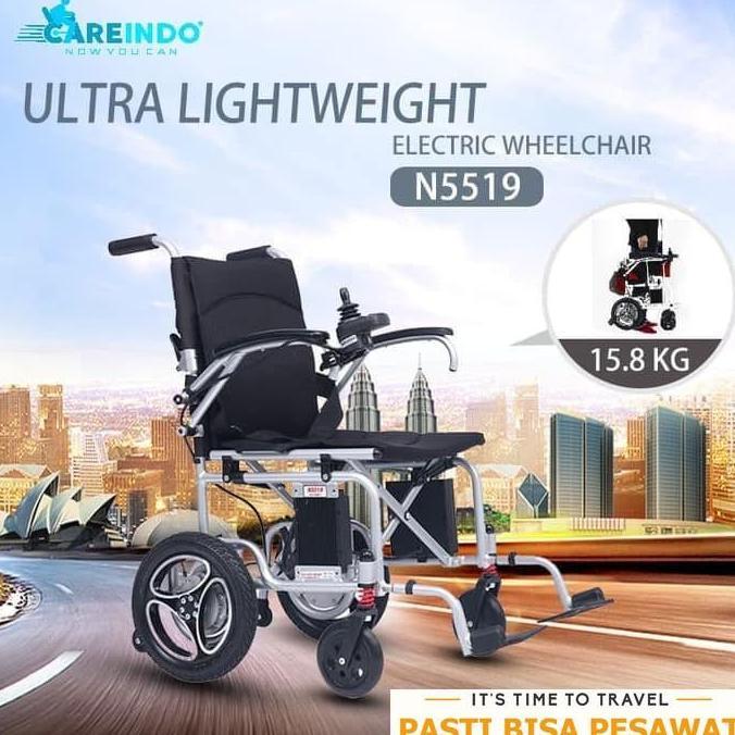 Medkit- Kursi Roda Elektrik Paling Ringan Careindo N5519 Garansi Resmi