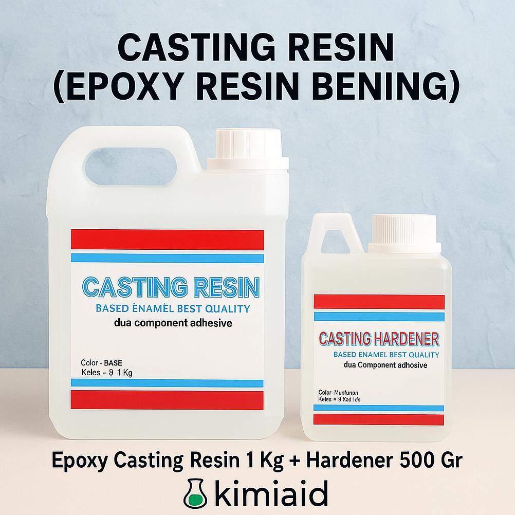 [RDY] Epoxy Resin Bening 1,5 Kg - Epoxy Resin Bening 1.5 Kg - Casting Resin - Epoxy Resin Clear Beni