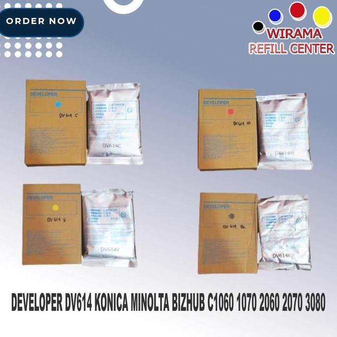 DEVELOPER DV614 KONICA MINOLTA BIZHUB C1060 1070 2060 2070 3080