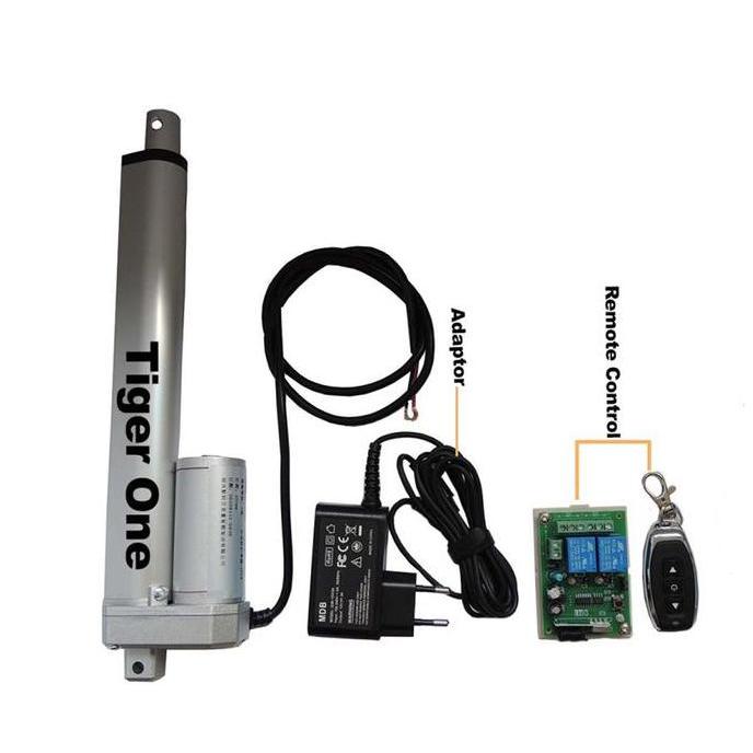 Kumau Aktuator, Actuator 12V Linear Aktuator, Linear Actuator 20cm 1000N