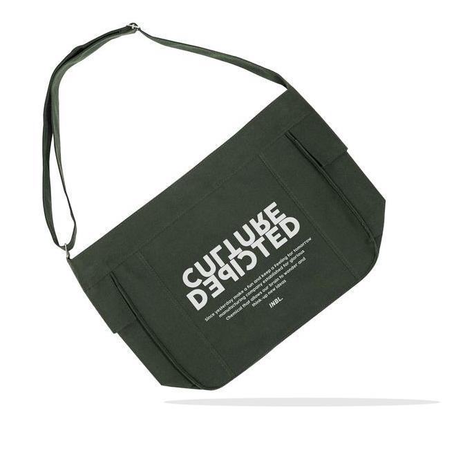 DB40 - INBL Tas Selempang Culture Sling Bag Kanvas Resleting