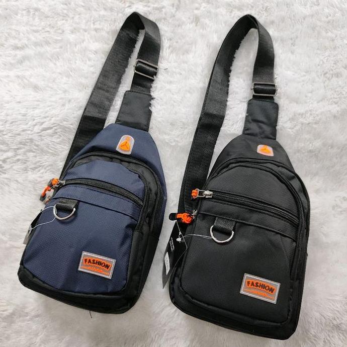 DY33 >> Tas Selempang Pria Import  Terbaru Keren Murah Bahan Parasut Tebal Halus 1539 Slingbag Cowok