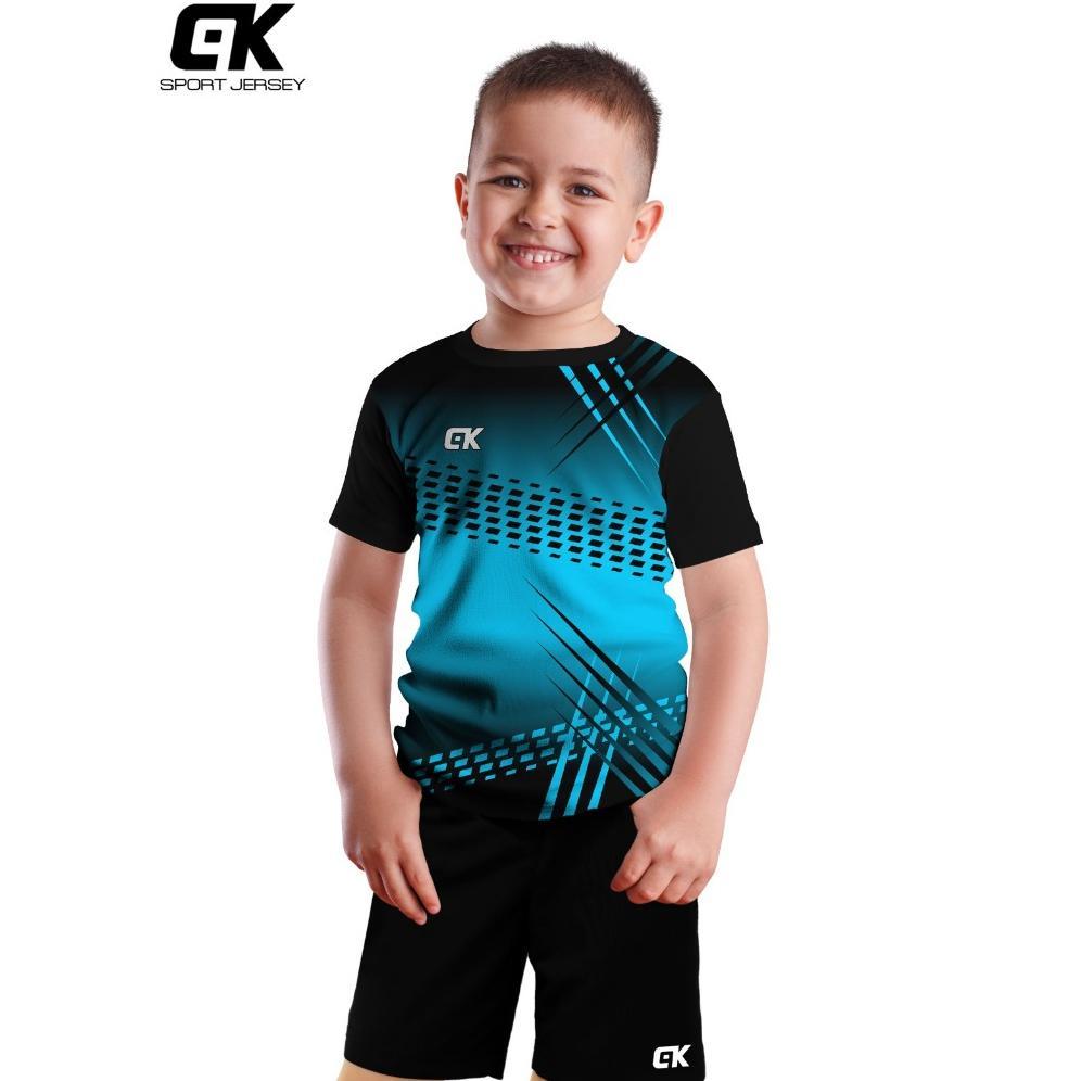 ORIGINAL SETELAN KAOS OLAHRAGA ANAK-ANAK BAJU OLAHRAGA FUTSAL VOLI BUKUTANGKIS BADMINTON PRINTING
