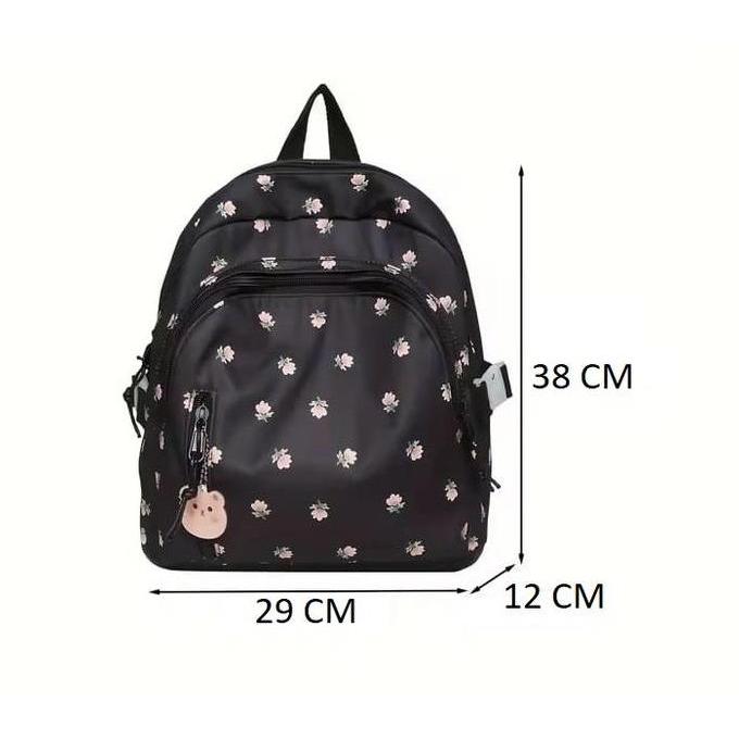 DR333 >> FINDA - Tas Ransel Anak Sekolah TK SD Motif Bunga Tulip Sekolah Anak Perempuan Terlucu Kore