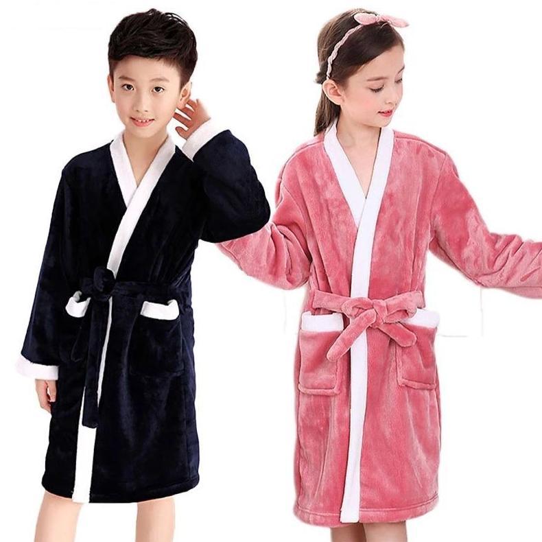Handuk Kimono Anak Handuk Mandi Anak Kimono Mandi Anak Model List Putih