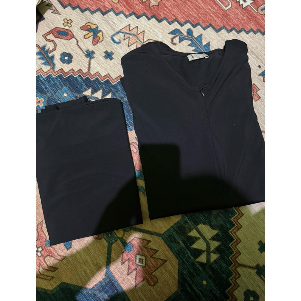 Grade Ori Preloved Asha Set Abaya Alur Cerita Black