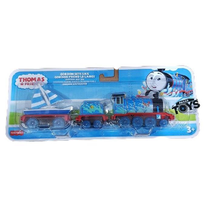 Thomas & Friends Diecast Toy Train Deep Sea Thomas Dj Kana Gordon Set Sails Push A Long Engine With 