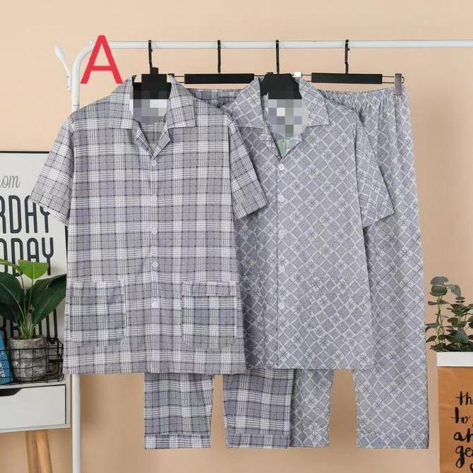 BAJU TIDUR PIYAMA IMPORT PRIA DEWASA
