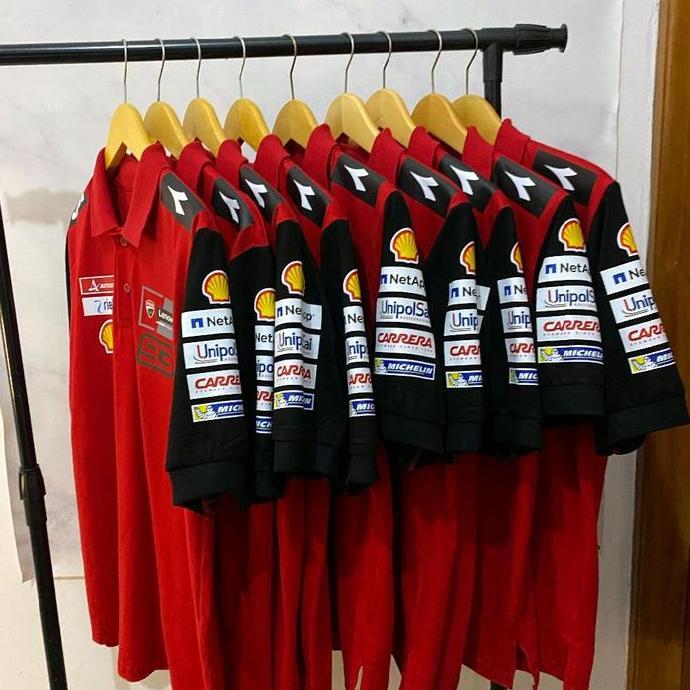 kaos polo marc marquez 93 pecco bagnaia 63 motogp