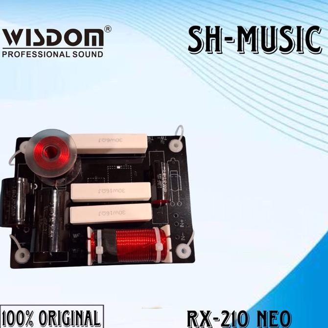Wisdom Rx210 Neo Crossover Speaker Pasif Speaker Line Array Crossover Rx-210 Neo Diskon