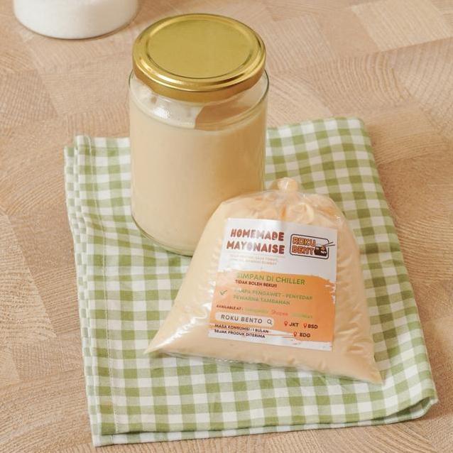 Homemade Mayonaise 500 Gram Roku Bento Bandung Pasti Diskon
