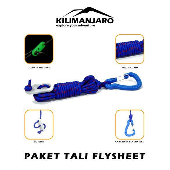 Paket Flysheet 4X6 M + Pasak Tali Tiang + Flysheet Kilimanjaro