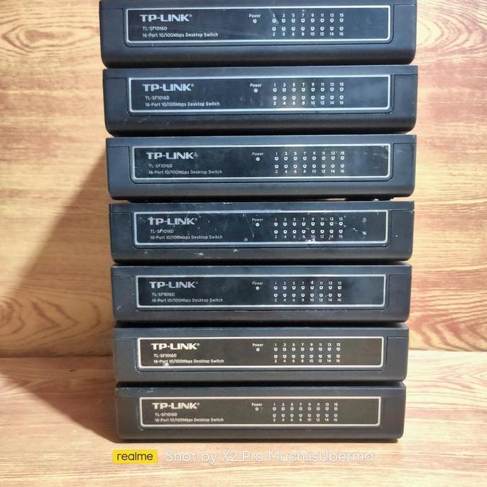 switch hub 16 port TP-Link tl-sf1016d - tp link 16port ethernet hitam
