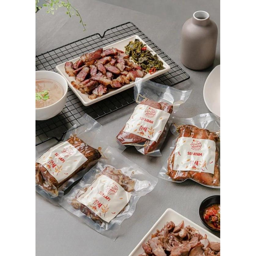 Sei Sapi 500Gr | Daging Sapi Asap | Sei Sapi Lamalera | Halal Pasti Ori