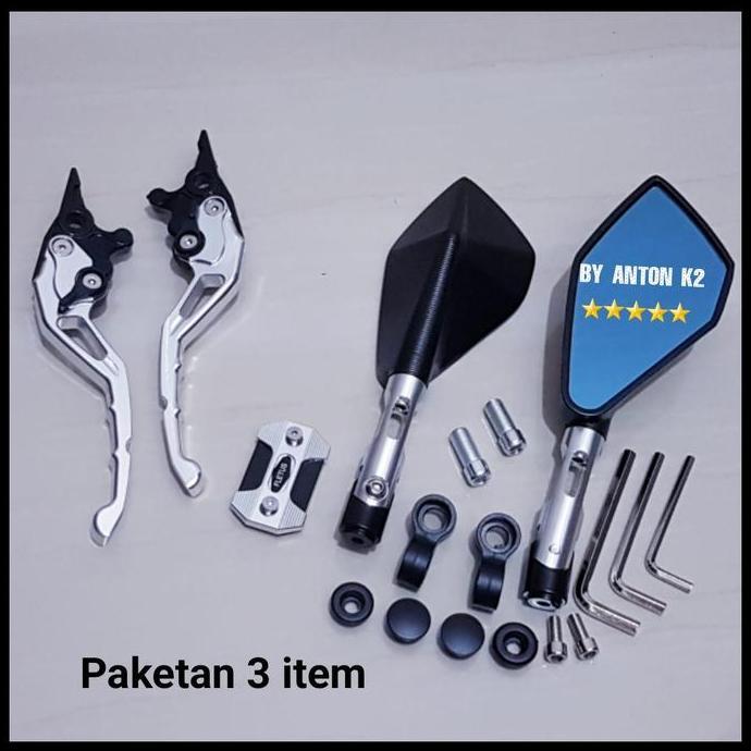 Promo PAKETAN 3 ITEM-SPION TOMOK VARIASI MOTOR AEROX 155/AEROX 155 NEW/LEXI Diskon