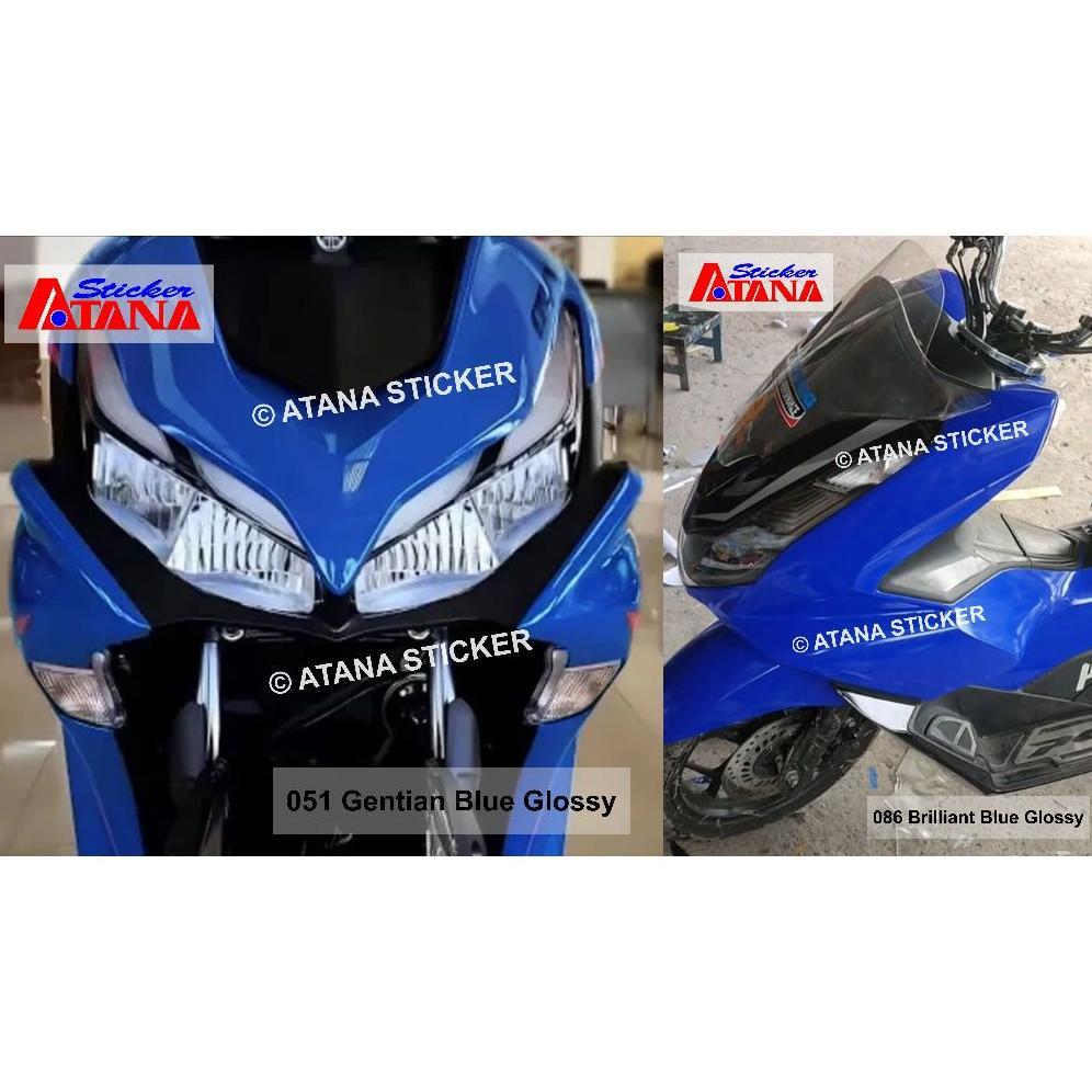 FAST DELIVERY Skotlet Biru Muda Tua Glossy Langit Laut Benhur Pastel Light Dark Azure Ice Blue Gloss