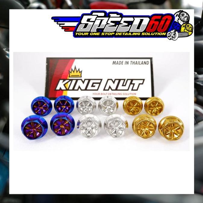 Promo Baut Segitiga Samping Satria Fu Probolt Thailand Stainless KingNut Diskon