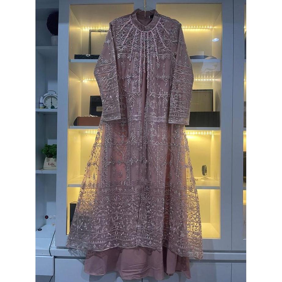 DRESS BIANCA // DRESS PESTA // DRESS SERAHGAMAN PESTA gamis alika design 2025 terlaris